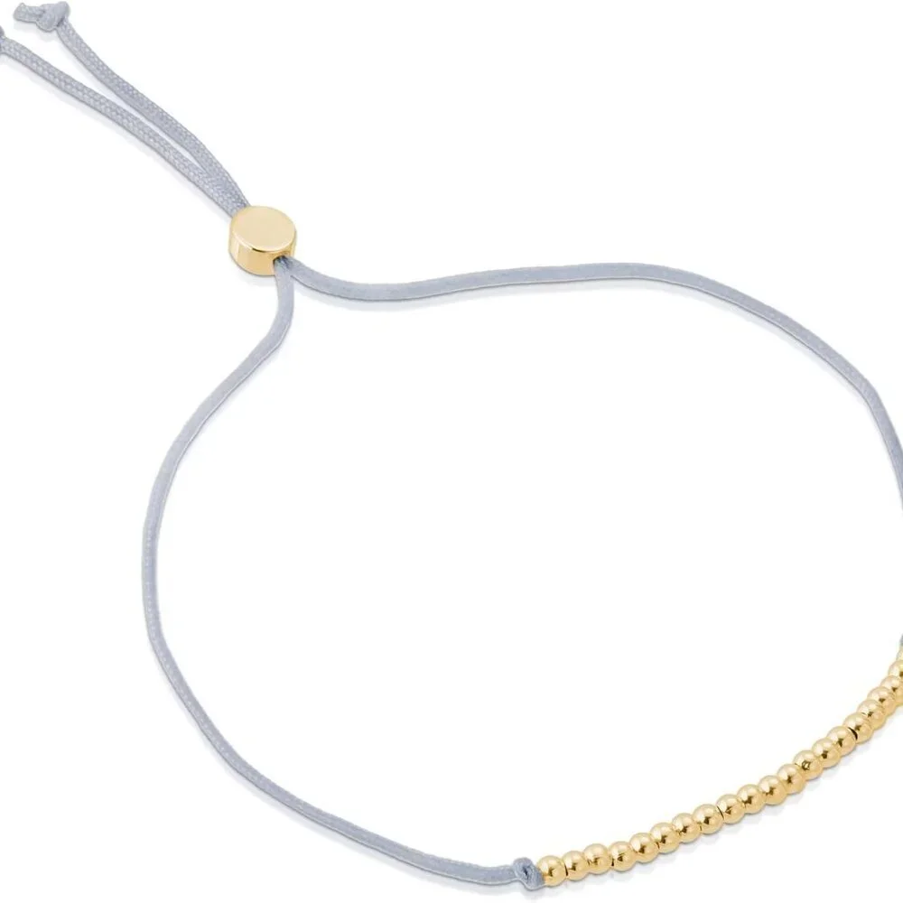 Gold-Plated 21st Birthday Beaded Bracelet Adjustable Cord Gift for Her_9